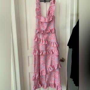 “Show me your MUMU” Greta dress - Blushing floral stretch